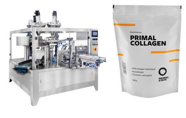 เครื่องบรรจุผงอัตโนมัติสำหรับถุง doy มีซิป