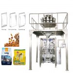 เครื่องบรรจุแนวตั้งแนวตั้งอัตโนมัติสำหรับบรรจุอาหารสัตว์เลี้ยง