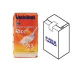 กระเป๋าก้นแบนที่มีฉลากด้านบนสำหรับเมล็ดพืช